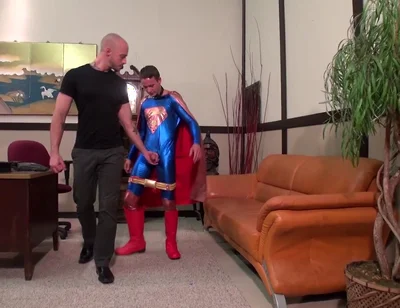 Superboy gets collared