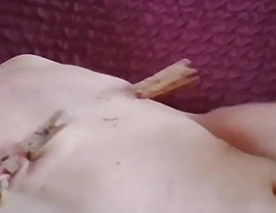 Nipple Suckers Bob and Jerk off with Clamps