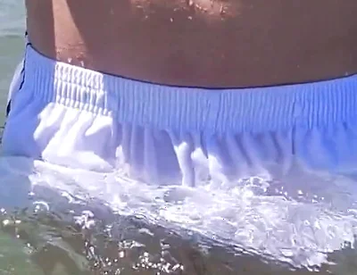 People on the Beach Freak Out When I Get Wet in Shorts