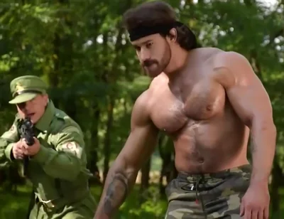 Fashionable Hunk Captured