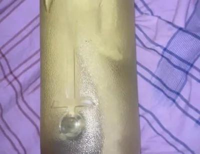 Boy Using Water Bottle Pussy - He Fucks Himself