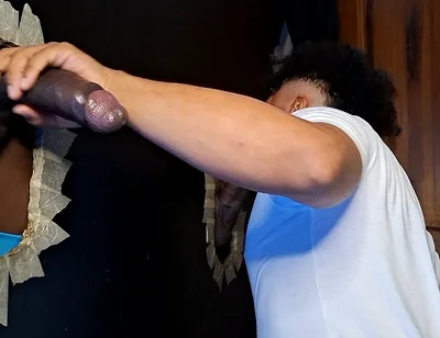 Sucking Several Brunette Cocks