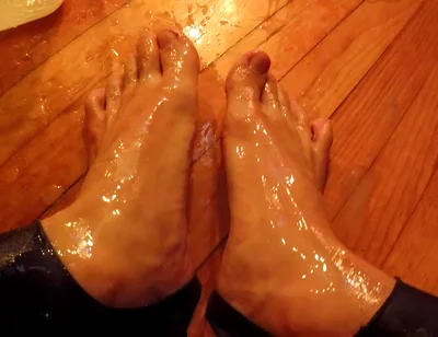 Masked Sissy in Leotard Cums and Piss on Feet