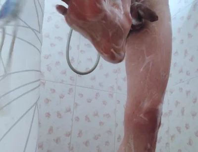 A Twink Shows off His Body in the Bathroom