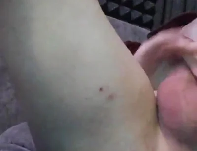 Busting a Big Cumshot After Closeup Masturbation