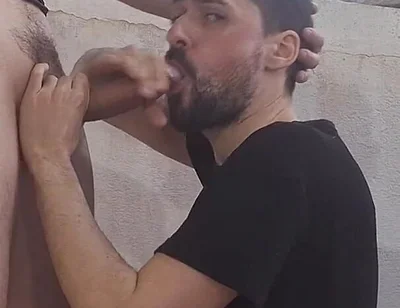 Hot Daddy Sucking Stud Massive Cock and Nuts 3 Times