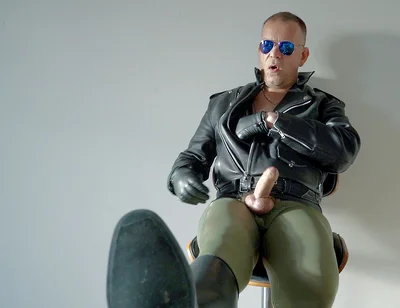 Leather Lycra Hunk 7