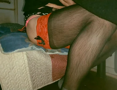 Pretty Little Ass Beauty Sissy Doing Anal Anf Gape Dildo with Chains and a Jewel Padlock on the Thong