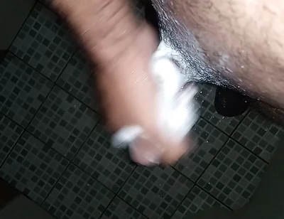 In Bliss with Soap and Water That Have Come to the Boy Faster