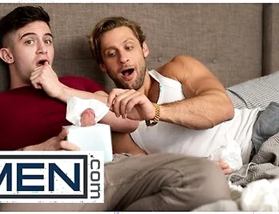 Dom King Eagerly Sucks Trevor Brookss Cock Before Giving Him A Deep Doggy Style Pounding