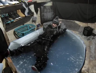 Wet skater boy david