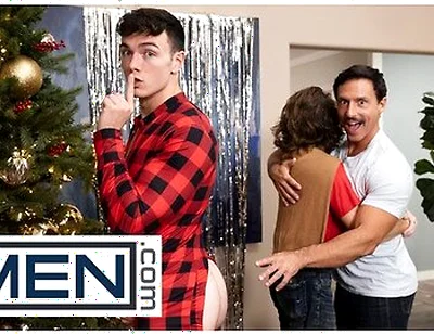 Reese Rideout Sneaks Behind Clark Reid For A Naughty Fuck While His Bf Is In The Kitchen