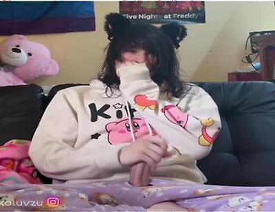 *soft Moaning Orgasm* Femboy Eats Precum And Plays Cuz Stepdaddys At Work
