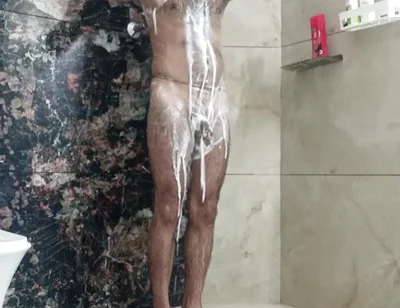 Indian Police Officer Stepfather Get Shower