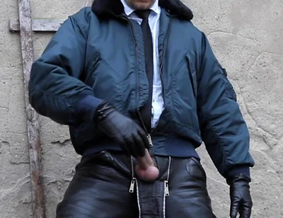 Leather Cop 11