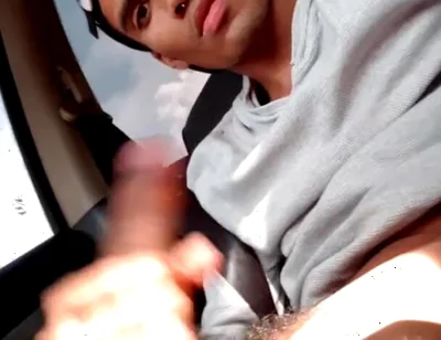I Get Horny in the Car and Masturbate While Others Pass by
