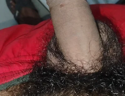 A Sexy Guy Massaged His Penis with His Hand.