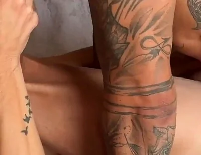 Tatted Muscle Papi Fucks Tiny Twink Bareback Hardcore Anal Foreskin Mafia Boomer Banks Gay