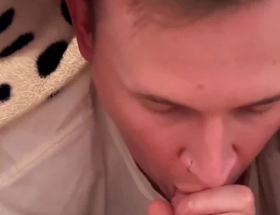 Sharing a Bed with My Step-sister's BF & Ridng and Blowjob