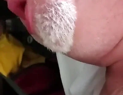 Bear Sucks BBC and Cums