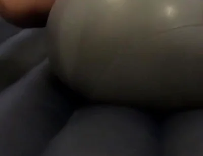 Fuck gimnastic ball on air matress
