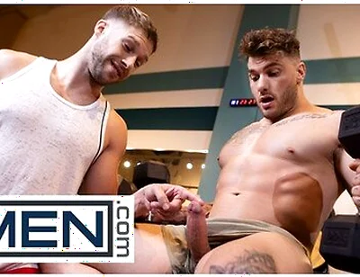 William Seed Pounds Arno Antinos Hole After A Steamy Squat Rack Tease At The Gym