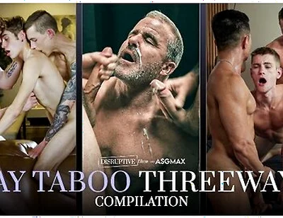 Kyle Connors, Hoss Kado And Trevor Harris In Taboo Gay Anal Threesomes Compilation