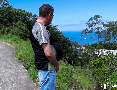 Stepdaddy Pissing in Public