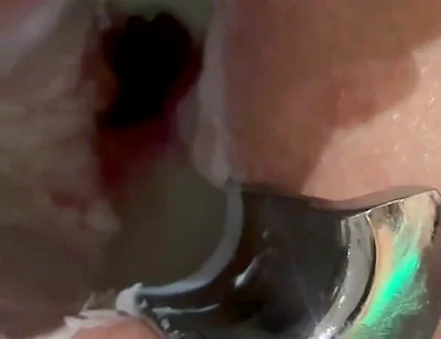 Pouring Hot Candle Wax Into Ass