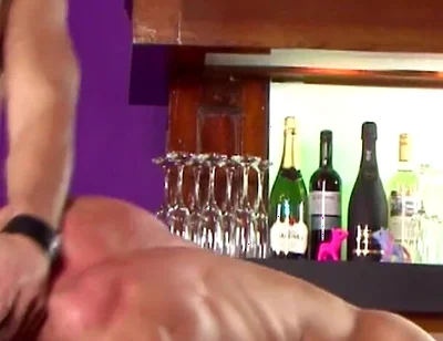 Horny DJ and a lighting master spending nice fuck-time in the bar, after doing a prepare for a 2night party