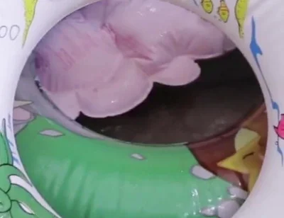 Bathroom with inflatables