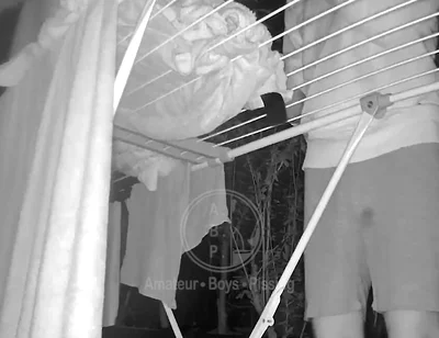 Clean Laundry, Dirty Thoughts - Two Bicurious Flatmates, Jules and Simon, Get Naughty While Hanging Out the Laundry