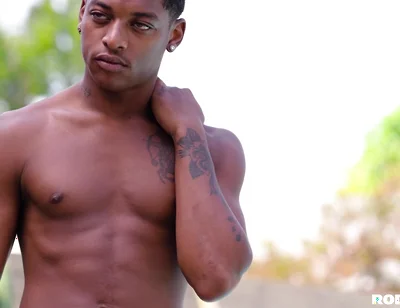 Michael Boston And Ty Santana In Interracial Jockstrap Action