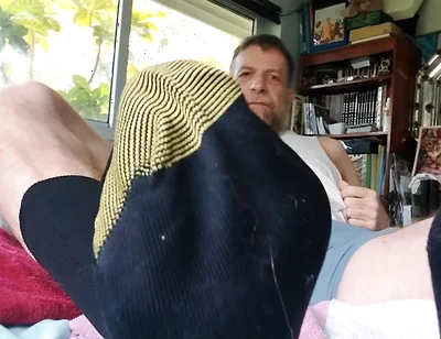 Stepdad Shows in Goldtoe Socks