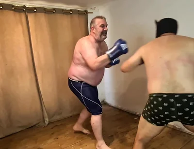 Silver Stepdaddy Boxer Vs Heterofighter - Dirty Boxing Heat