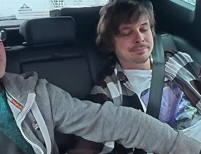 Two Straight Sucks Each Other and Tries to Fuck in the Back of a Car