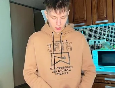 I Couldnt Stop Stroking My Big Cock Until I Covered the Floor in Sperm