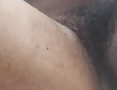 Full Erection of My Uncut Black Hairy Thick Cock and Masturbating Fastly