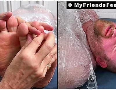 Tommy Bearhama Gets Mummified And Giggles With Feet Tickles