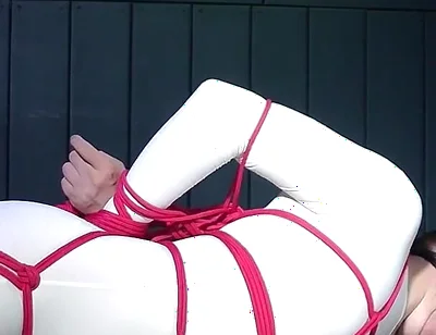 Rikki Long Time Bondage and Struggling in Lucra Fhd