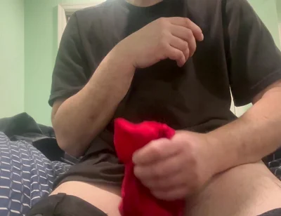 Stepdaddy Jerking off Into Stepdaughter Panties