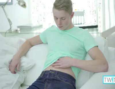 Rustie Port And James Blonde - Skinny Blonde Twink James T Milks His Throbbing Hard Meat!