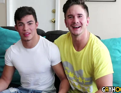 Julian Rodriguez And Zach Douglas - First Time Gay Sex
