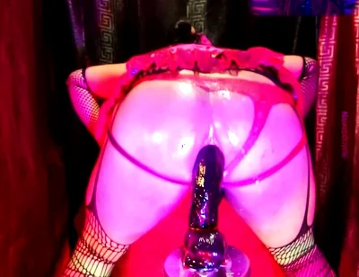 Twerking in a Miniskirt While Riding My Dildo 1