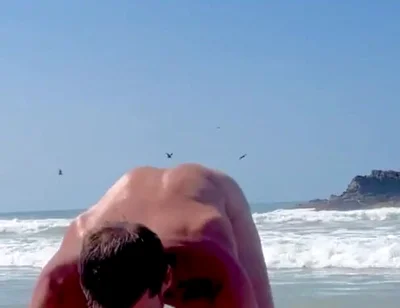 Naked Workout in Zipolite Mexico. Jumping Jacks with a Sprawl