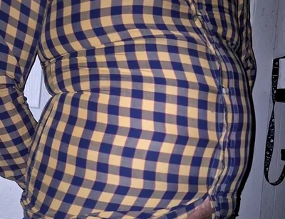 Popping My Button up on My Belly