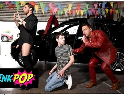 Horny Twink Joey Mills Gets Spit Roasted By Hunks Reese Rideout And Dom King