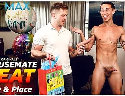 Bratty Twink Roommie Apologizes To B-day Hunk Wt His Cock - Des Irez, Andrew Delta
