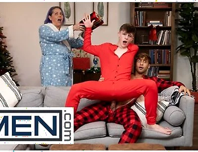 Men - Dom King Plays Video Games On Christmas Morning While Jake Preston Sneakily Sucks His Cock