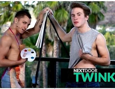 Micah West And Theo Brady - Aspiring Artist Twink Railed By Hunk Muse
